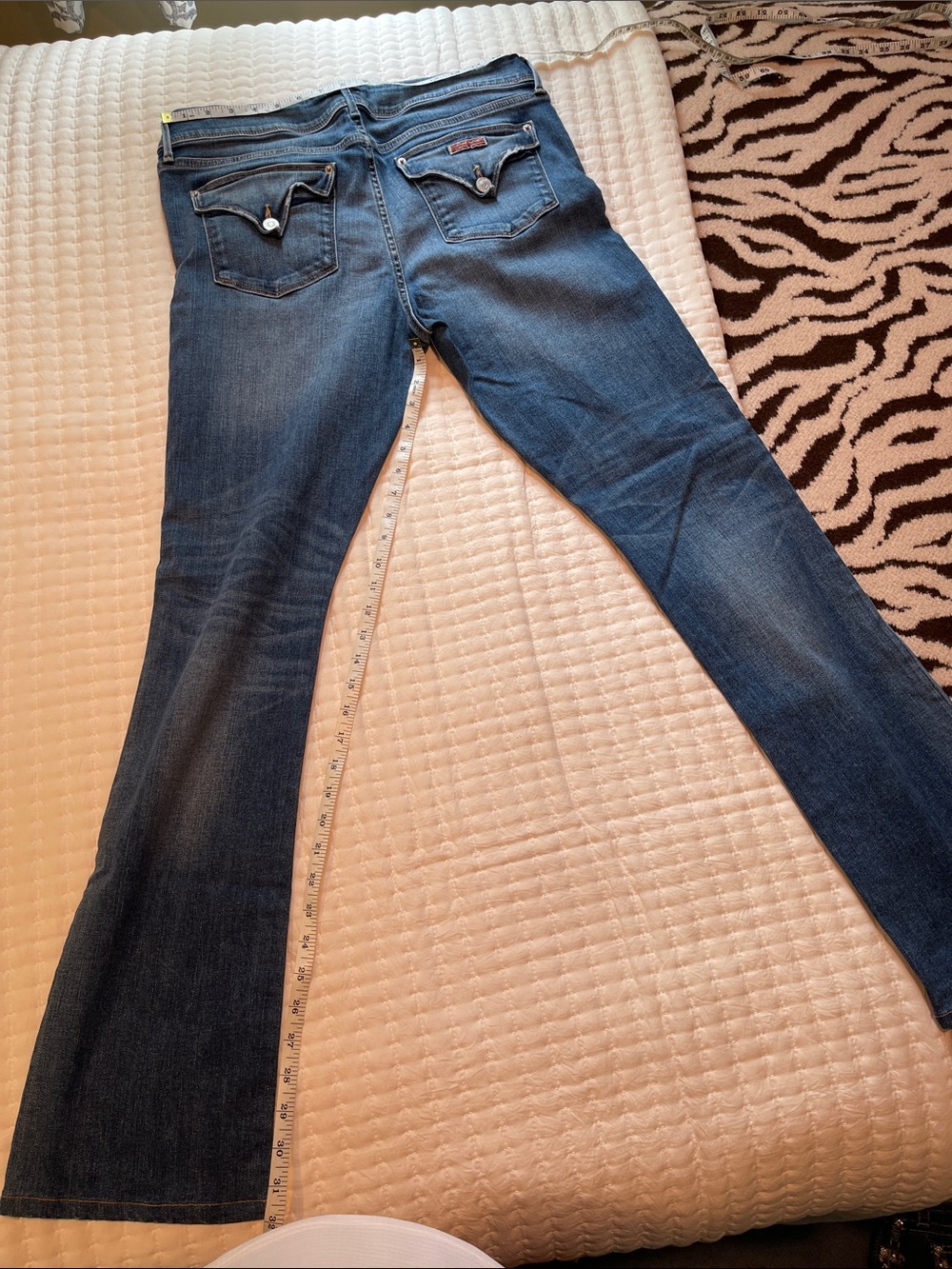 Hudson Jeans Dark Blue Bootcut Denim 32